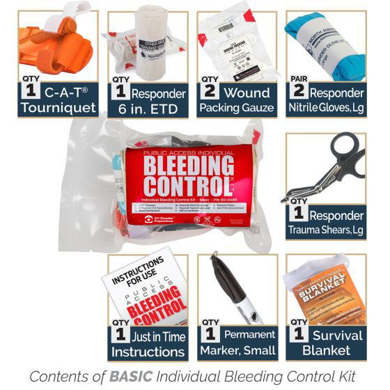 PUBLIC ACCESS BLEEDING CONTROL 8-PACK - VACUUM SEALED - Image 2