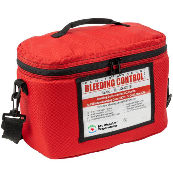 PUBLIC ACCESS BLEEDING CONTROL 6-PACK - VACUUM SEALED
