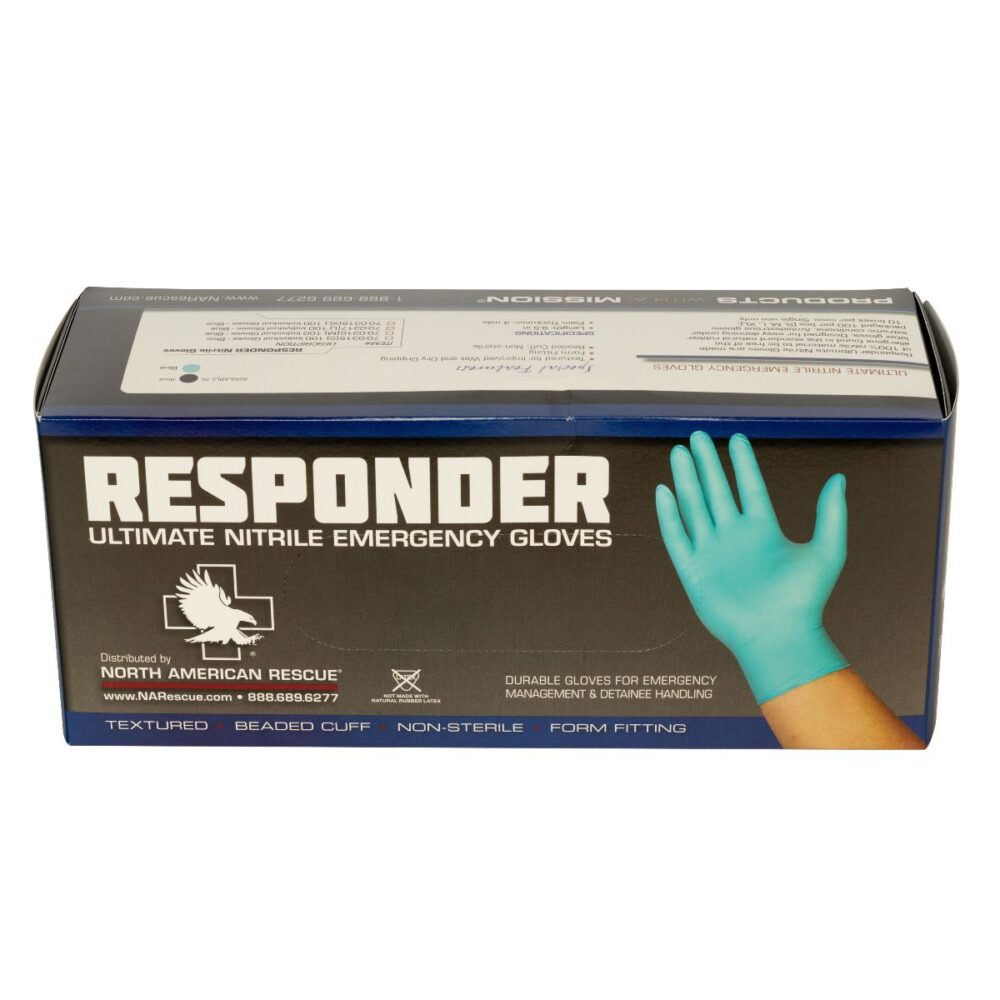 Responder Nitrile Gloves - Blue - Image 5