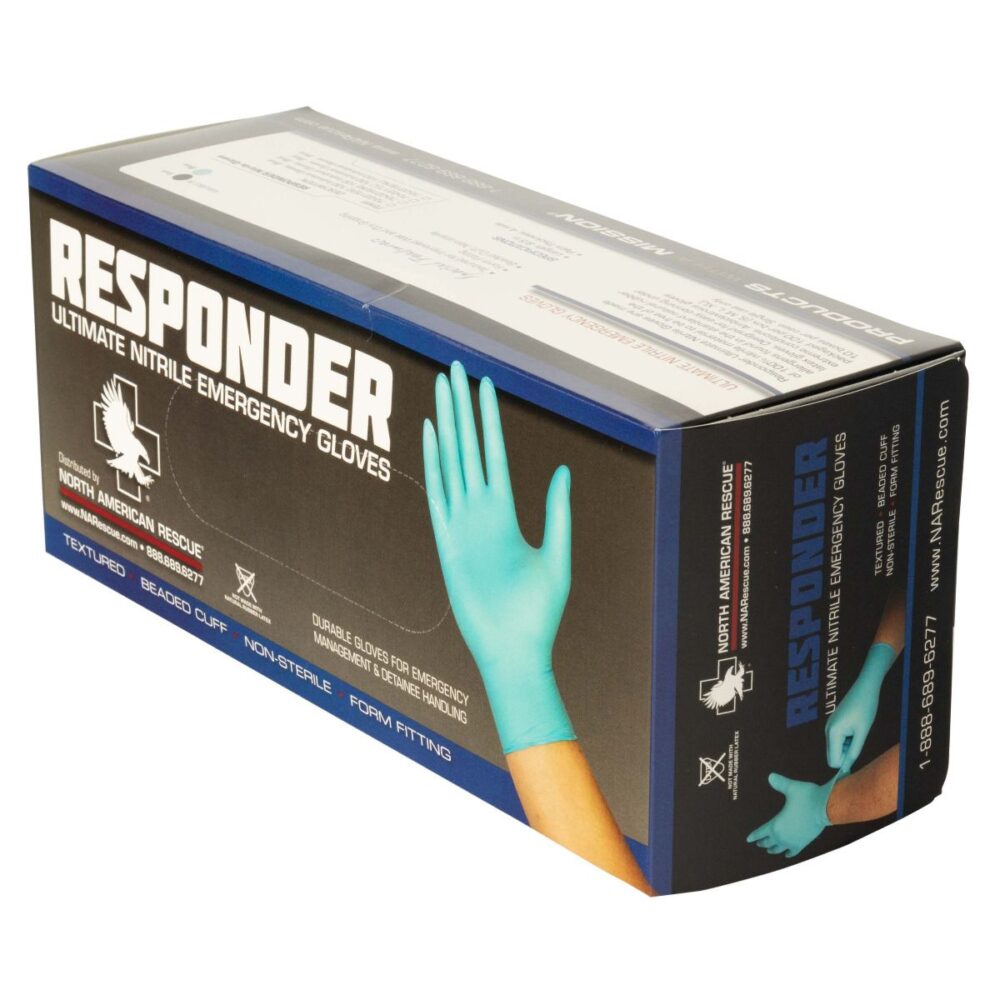 Responder Nitrile Gloves - Blue - Image 4